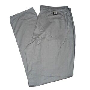 Farah Men's Classic W38xL34 Grey 100% Cotton Dress Pants